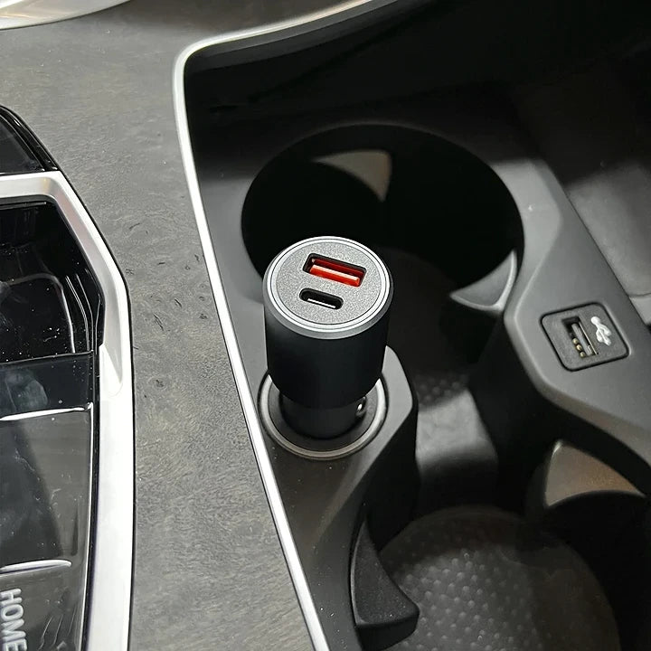 Cargador de Coche | (USB-C y USB-A) 53W